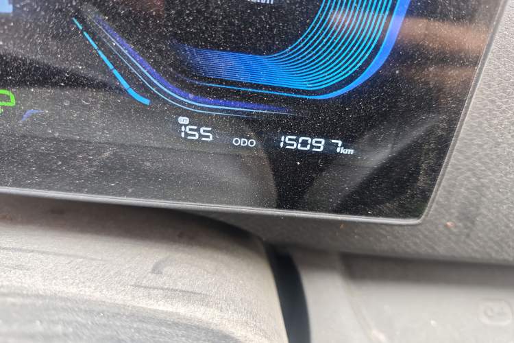 Used Ruichi EC75 2024 Pioneer Model I 41.5 kWh Odometer Close Up