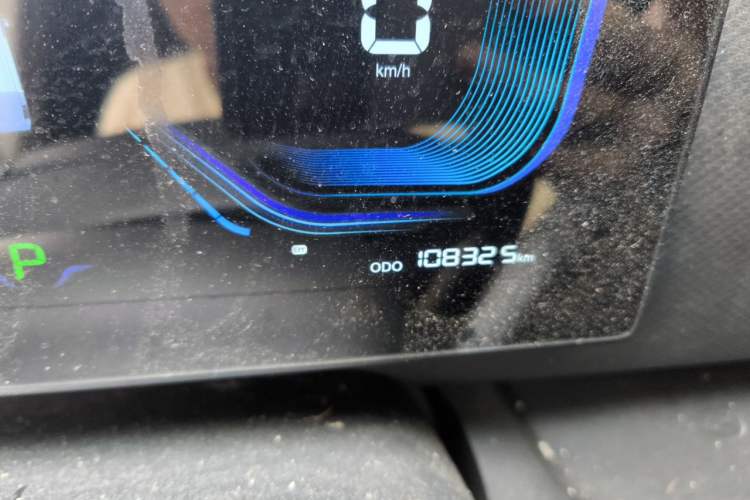 Used Ruichi EC75 2024 Pioneer Model I 41.5 kWh Odometer Close Up