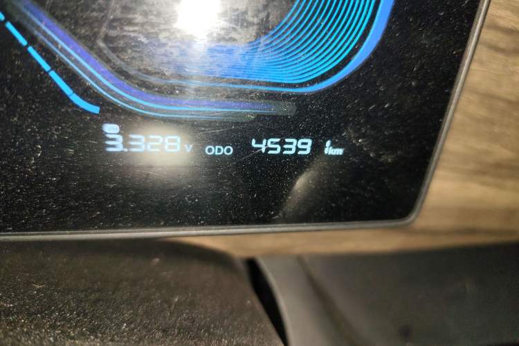 Used Ruichi EC75 2024 Pioneer Model I 41.5 kWh Odometer Close Up