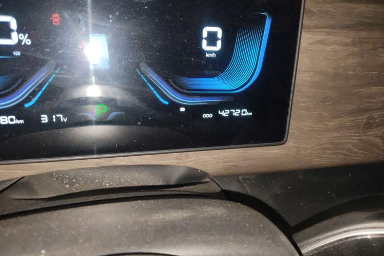 Used Ruichi EC75 2024 Beyond Edition I 50.38 kWh Odometer Close Up