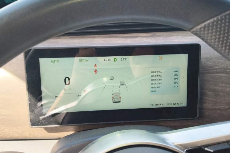 Used Ruichi EC75 2025 Smart Drive Ultra-Charging Version Beyond Edition II 50.1 kWh Instrument Cluster
