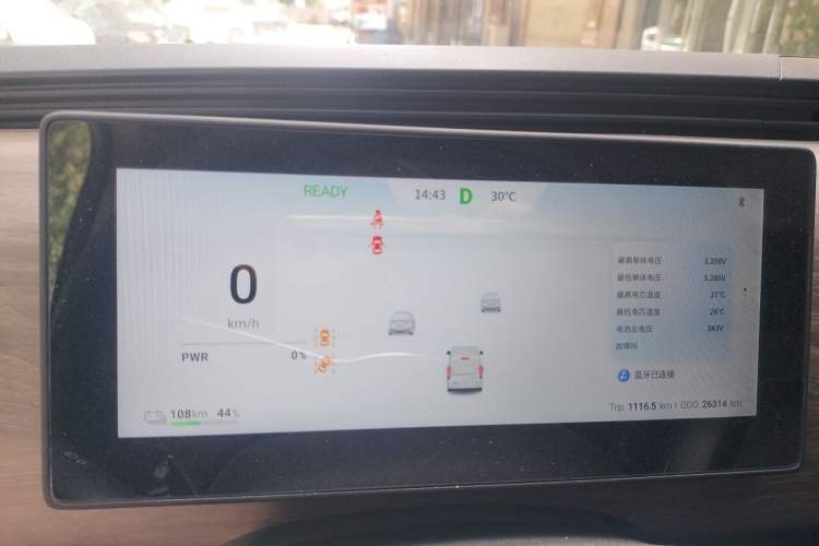 Used Ruichi EC75 2025 SmartDrive Edition Pioneer II 41.86 kWh Instrument Cluster