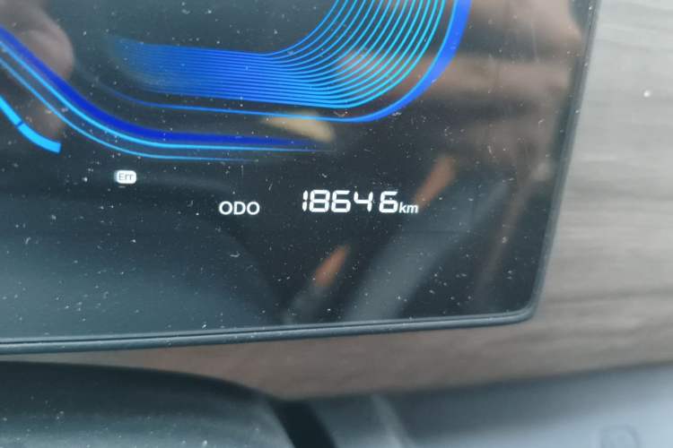 Used Ruichi EC75 2025 Ultra-Charging Version Pioneer II Type 50.1 kWh Odometer Close Up