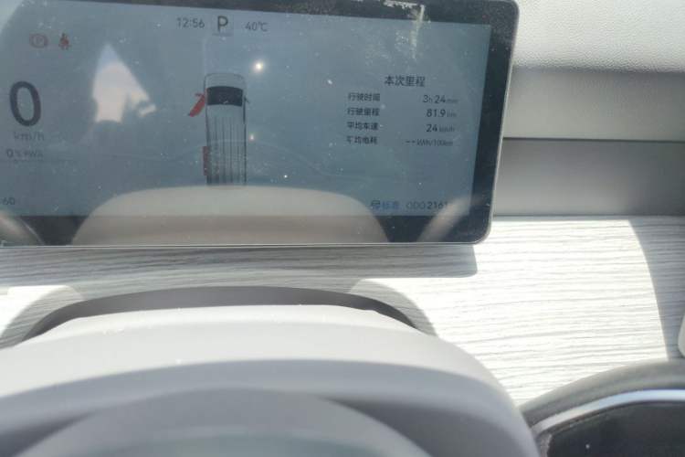 Used Ruichi R5 2025 Model, Freight Smart Charging Edition, Pioneer Type II Odometer Close Up