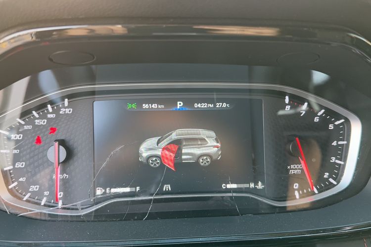 Used SAIC MAXUS D60 2019 1.5T Automatic Comfort Edition 5 Seats Odometer Close Up