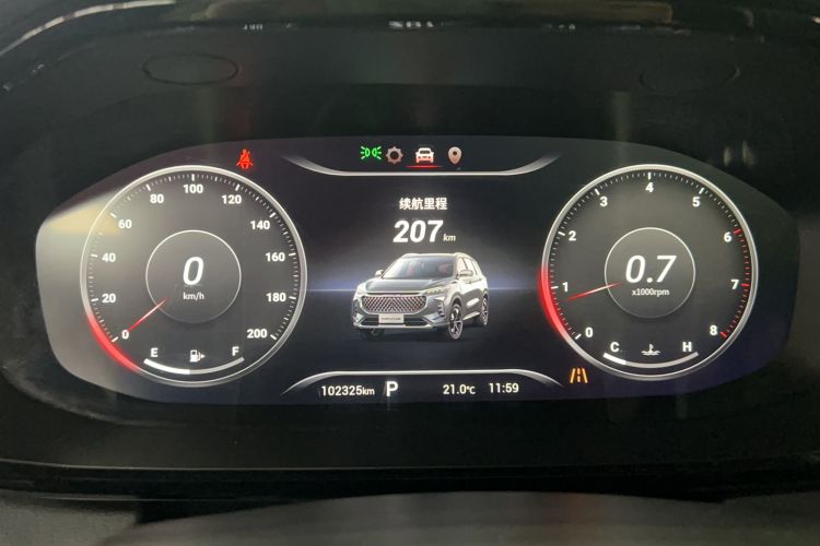 Used SAIC MAXUS D60 2019 1.5T Automatic Prestige 7-Seater Odometer Close Up