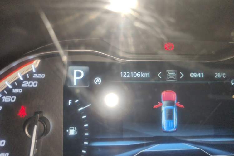Used SAIC MAXUS D90 2017 2.0T Automatic All-Wheel Drive Sirius Odometer Close Up