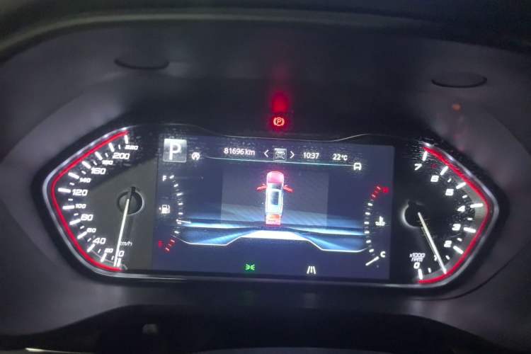 Used SAIC MAXUS D90  Odometer Close Up