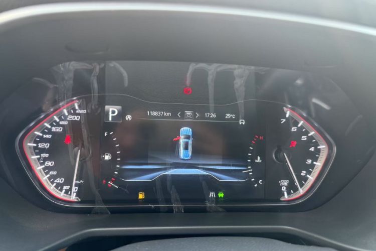 Used SAIC MAXUS D90 2017 2.0T Automatic All-Wheel Drive Sirius Odometer Close Up
