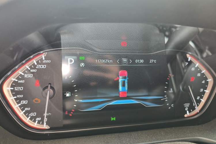 Used SAIC MAXUS D90 2017 2.0T Automatic Two-Wheel Drive Mercury Base Edition Odometer Close Up