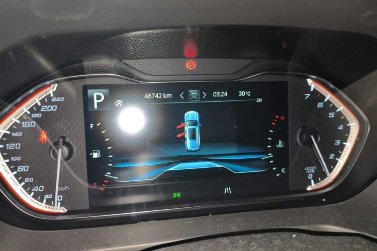 Used SAIC MAXUS D90 2017 2.0T Automatic All-Wheel Drive Sirius Odometer Close Up