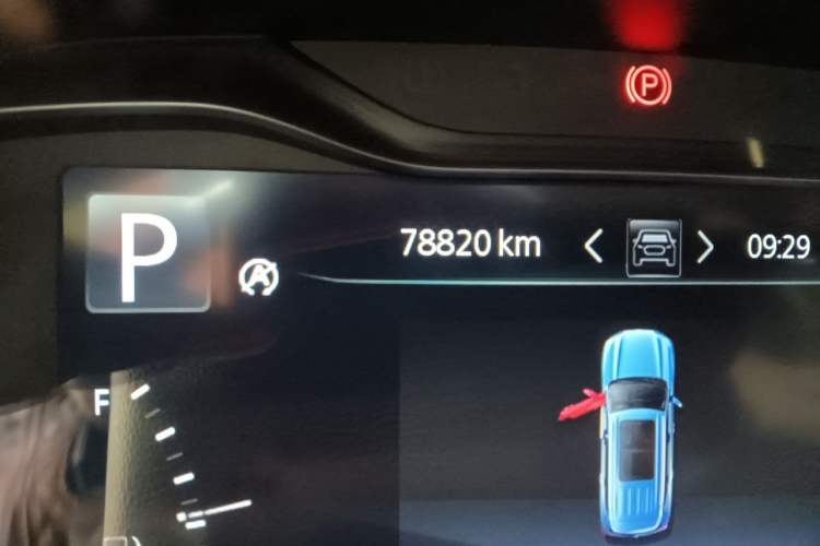 Used SAIC MAXUS D90 2017 2.0T Automatic All-Wheel Drive Sirius Odometer Close Up