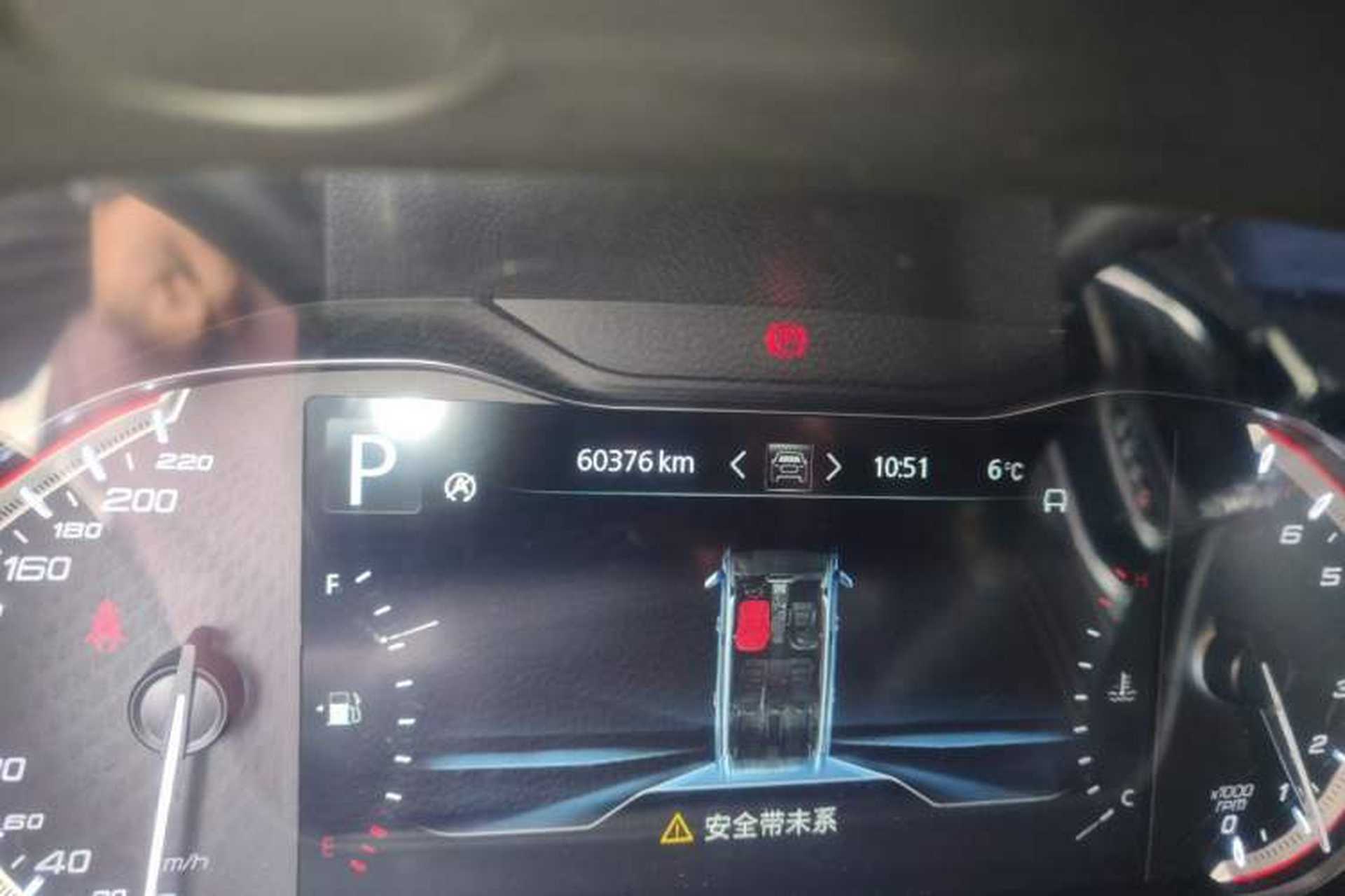 Used SAIC MAXUS D90 2017 2.0T Automatic All-Wheel Drive Sirius Odometer Close Up