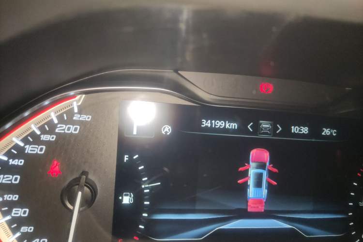 Used SAIC MAXUS D90 2017 2.0T Automatic Two-Wheel Drive - Uranus Odometer Close Up