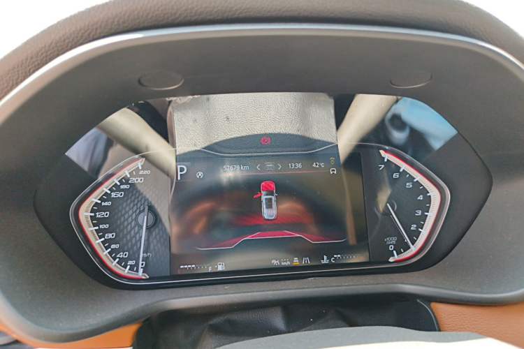 Used SAIC MAXUS D90 2017 2.0T Automatic All-Wheel Drive Sirius Odometer Close Up