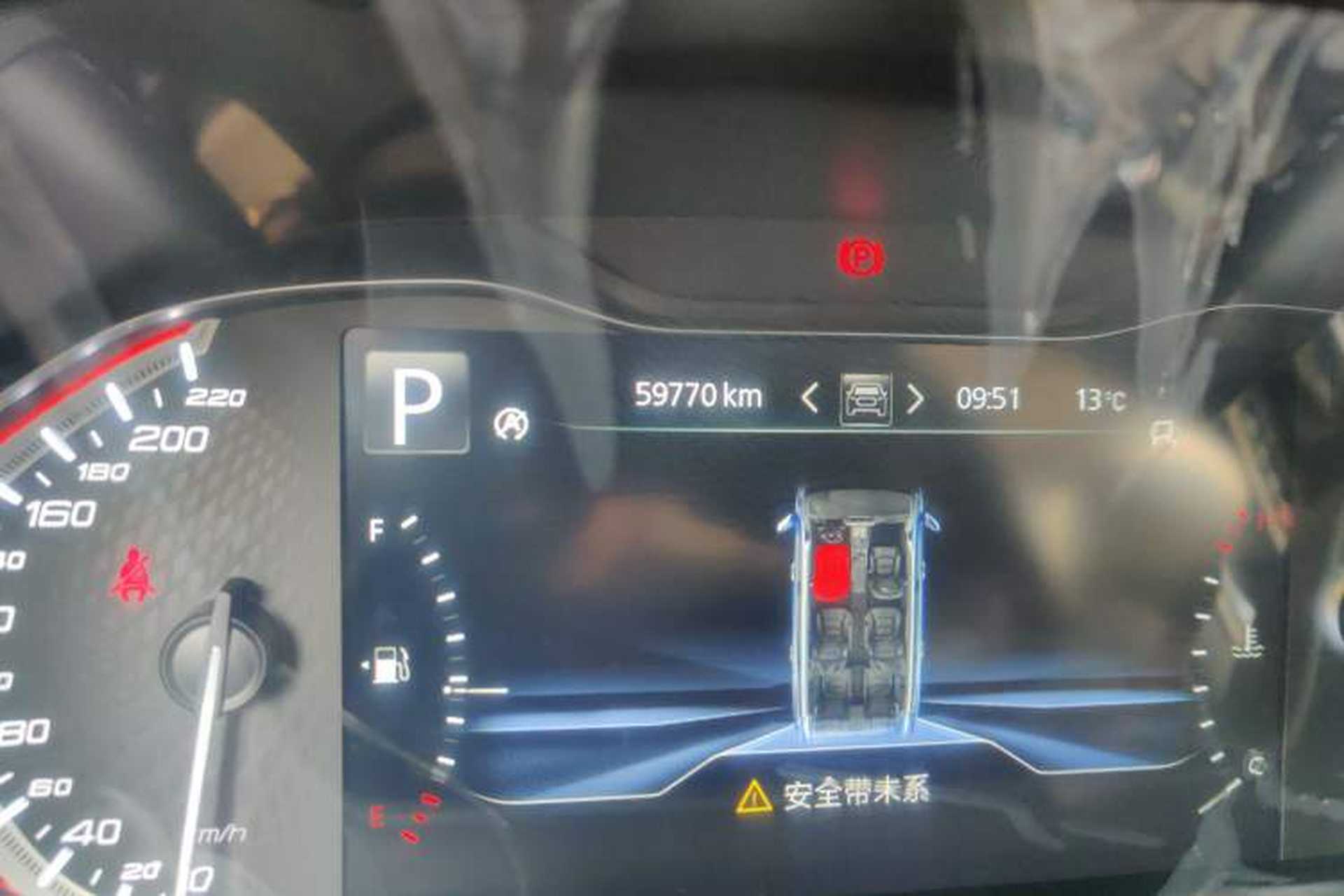Used SAIC MAXUS D90 2017 2.0T Automatic All-Wheel Drive Sirius Odometer Close Up