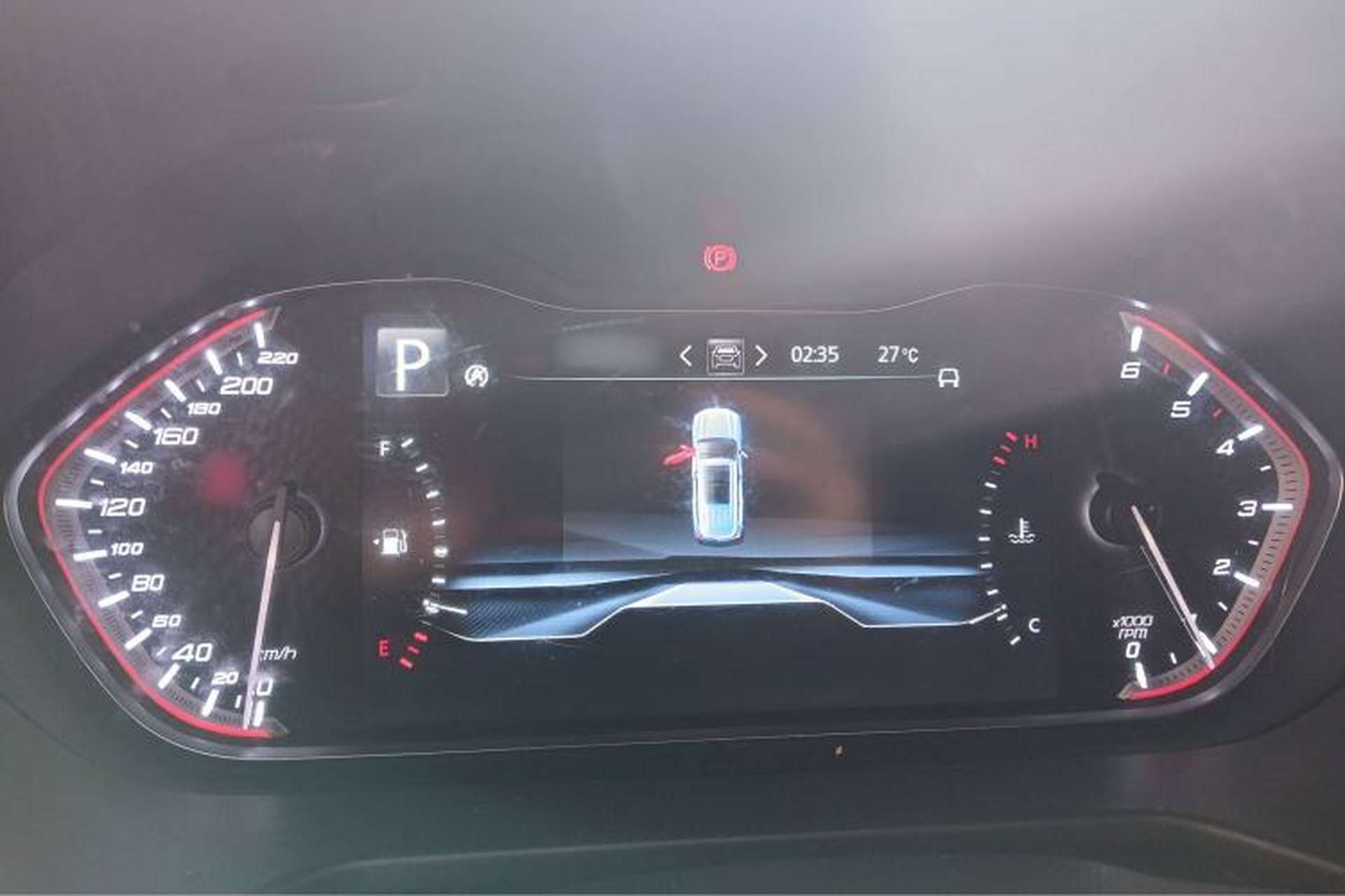 Used SAIC MAXUS D90 Pro 2022 2.0T Diesel 4x4 Amazon Edition 7-Seater Instrument Cluster