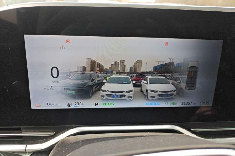 Used SAIC MAXUS Dajia 9 2024 Super Hybrid Ultra-Long Range Mountain Edition 7-Seater Instrument Cluster