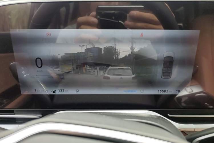 Used SAIC MAXUS Dajia 9 2024 Super Hybrid Ultra-Long Range Mountain Edition 7-Seater Instrument Cluster