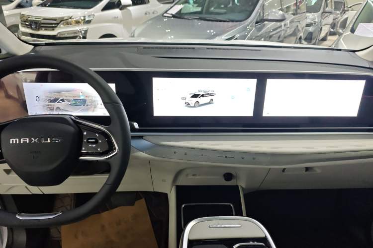 Used SAIC MAXUS Dajia 9 2024 Restyled Super Hybrid Long-Range Forest Edition 7-Seater Audio And AC Panel