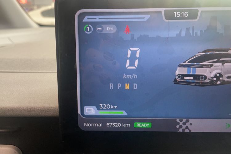 Used SAIC MAXUS Dana V1 2024 V1 Long Wheelbase Low Roof (51 kWh) Odometer Close Up