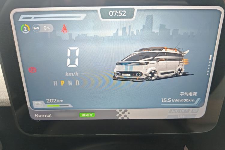 Used SAIC MAXUS Dana V1 2024 V1 Short Wheelbase Low-Roof Multi-Function Version (51 kWh) Instrument Cluster