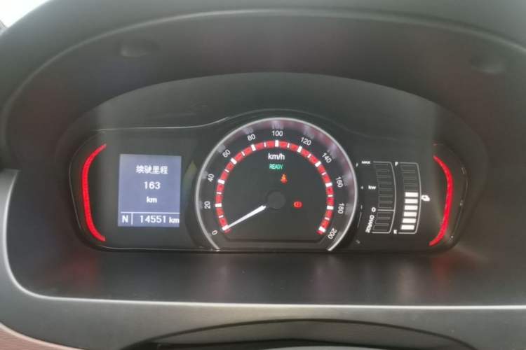 Used SAIC MAXUS EG10 2021 Pure Electric Luxury Executive Edition Odometer Close Up