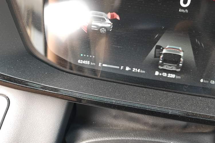 Used SAIC MAXUS EUNIQ 6 2021 1.3T PLUG-IN LITE+ Smart Enjoyment Version Odometer Close Up