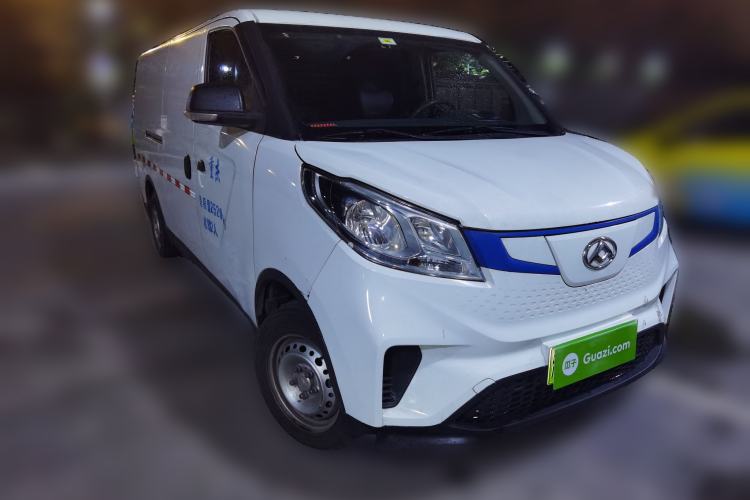 Used SAIC MAXUS EV30 2019 City Logistics Vehicle Fast Delivery Version Long Wheelbase Mengguli 35 kWh Front Right 45 Deg