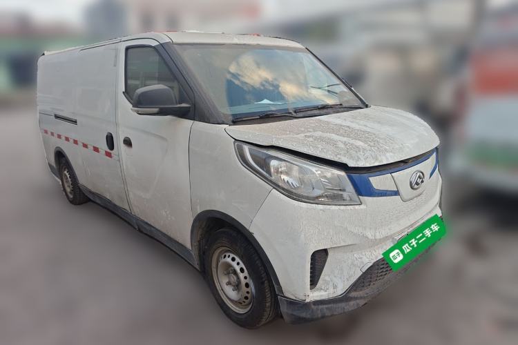 Used SAIC MAXUS EV30 2019 City Logistics Vehicle Fast Delivery Version Long Wheelbase Mengguli 35 kWh Front Right 45 Deg