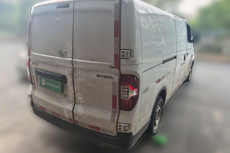 Used SAIC MAXUS EV30 2022 Pure Electric Smart Logistics Expert with Short Wheelbase Guoxuan Rear Right 45 Deg