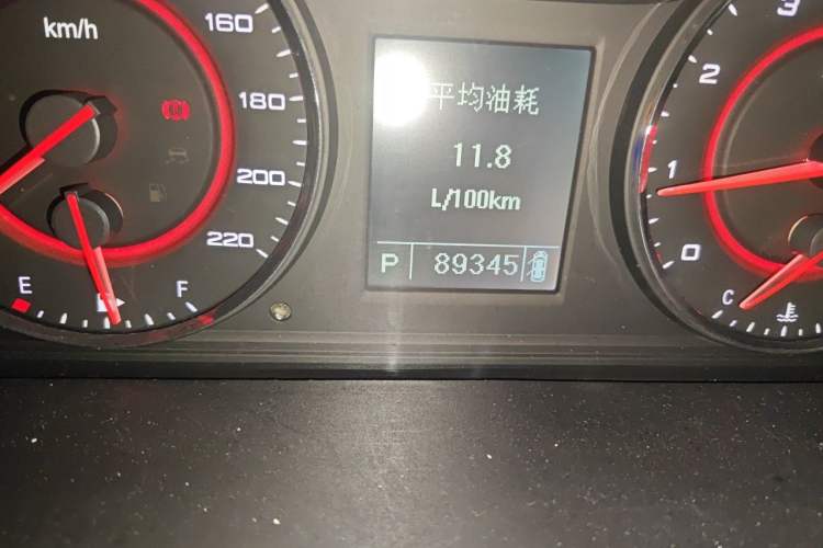 Used SAIC MAXUS G10 2018 PLUS 2.0T Automatic Elite Edition Odometer Close Up