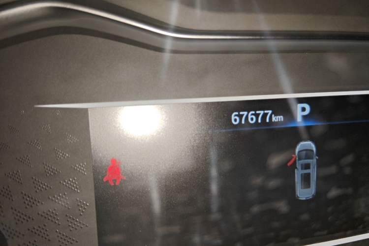 Used SAIC MAXUS G10 2022 2.0T Automatic Elite Edition Gasoline 7-Seater Odometer Close Up