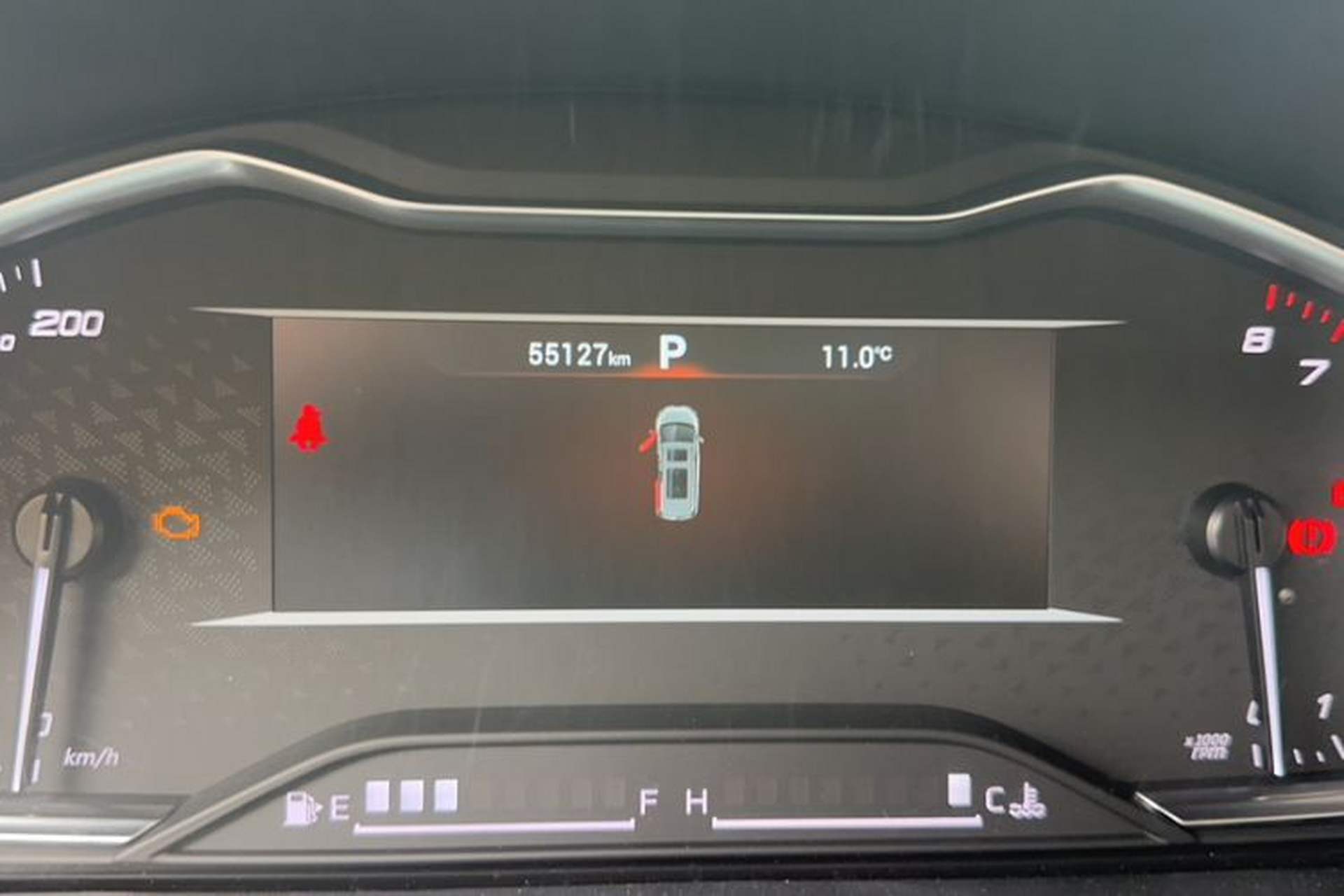 Used SAIC MAXUS G10 2022 2.0T Automatic Smart Enjoyment Version Gasoline 7 Seats Odometer Close Up