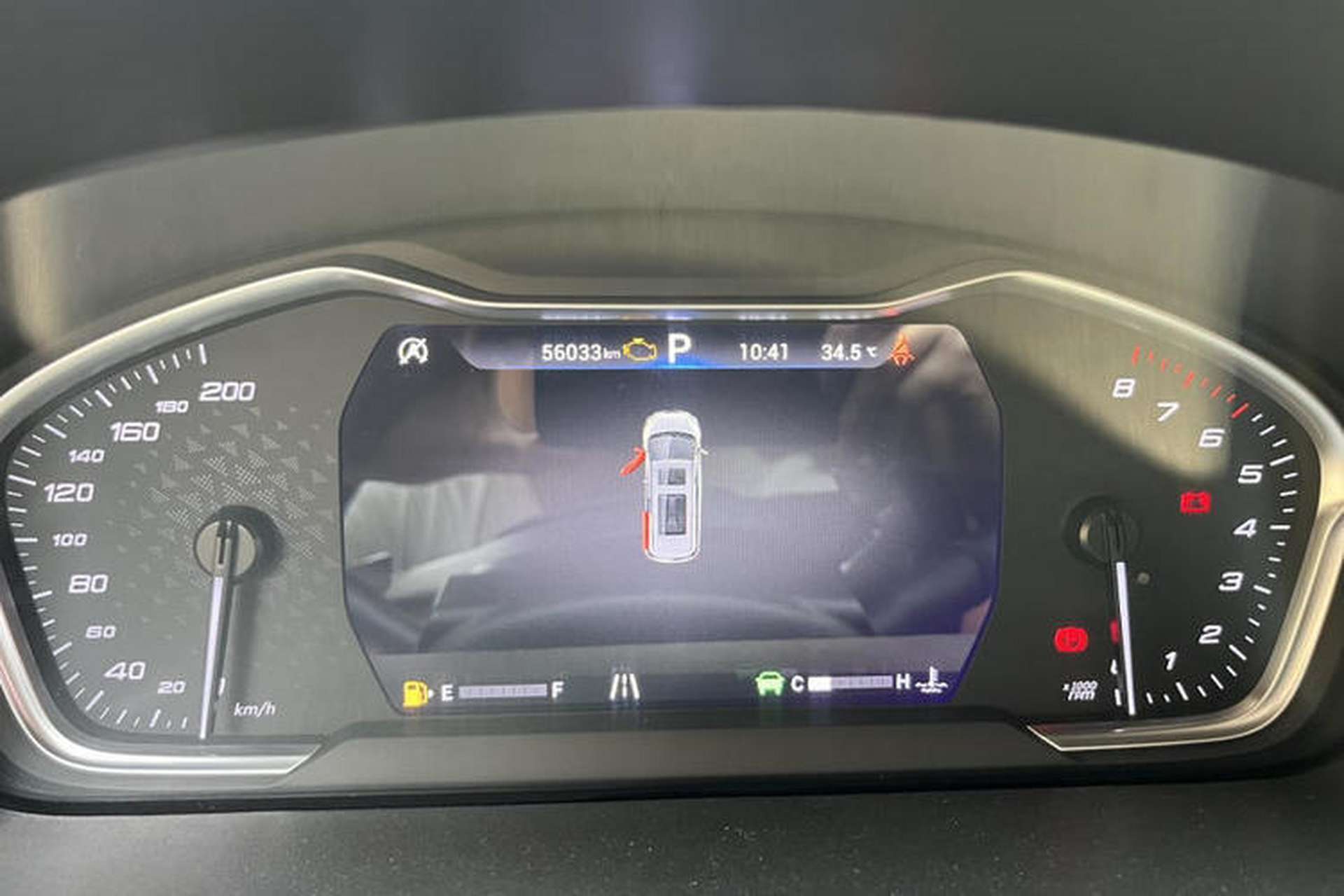 Used SAIC MAXUS G20 2019 First Edition 2.0T Automatic ZhiZun Version China V Standard Odometer Close Up