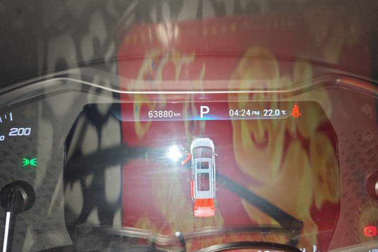 Used SAIC MAXUS G20 2020 2.0T Gasoline Automatic Luxury Executive Edition Odometer Close Up
