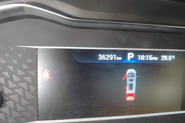 Used SAIC MAXUS G20 2021 PLUS 2.0T Gasoline Automatic Luxury Edition Odometer Close Up