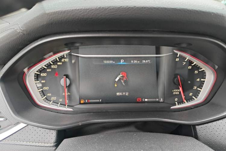 Used SAIC MAXUS G50 2019 1.5T First Edition Automatic Luxury Version 6 Seats Odometer Close Up