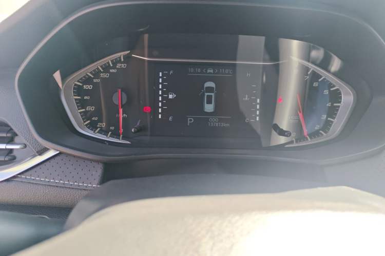 Used SAIC MAXUS G50 2019 1.5T Automatic Elite Edition China VI Standard Odometer Close Up