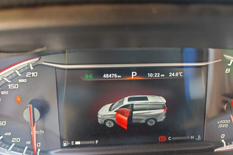 Used SAIC MAXUS G50 2019 1.5T Automatic Elite Edition China VI Standard Odometer Close Up