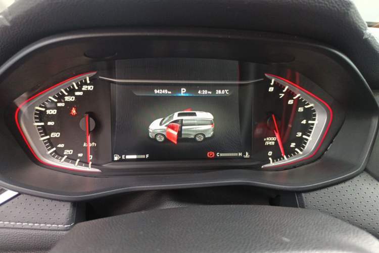 Used SAIC MAXUS G50 2019 1.5T First Edition Automatic Luxury Version 6 Seats Instrument Cluster