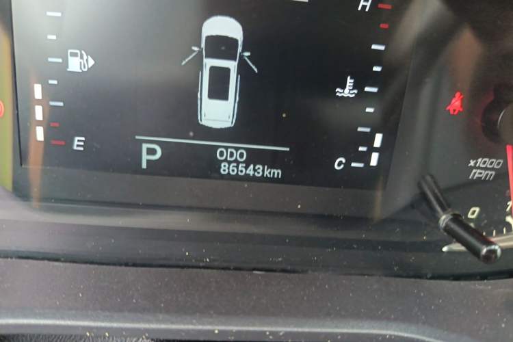 Used SAIC MAXUS G50 2020 1.5T Automatic Elite Edition Odometer Close Up