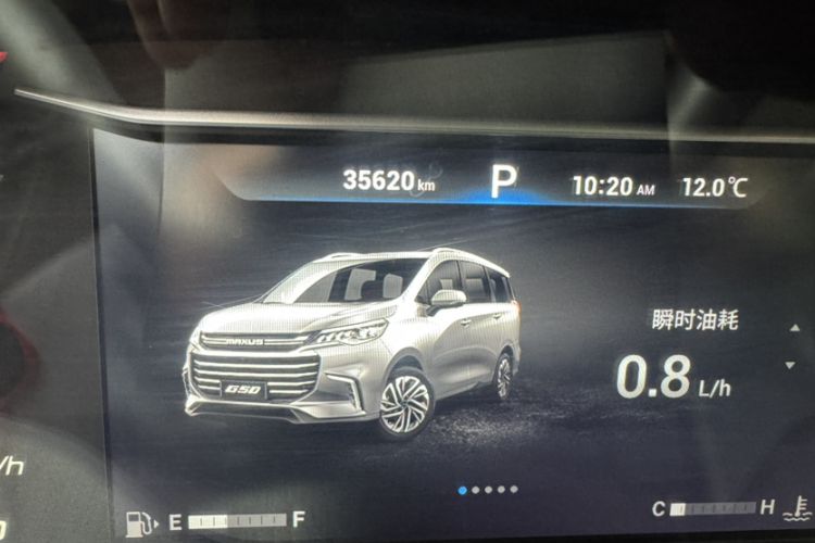 Used SAIC MAXUS G50 2020 1.5T Automatic Luxury Edition Odometer Close Up
