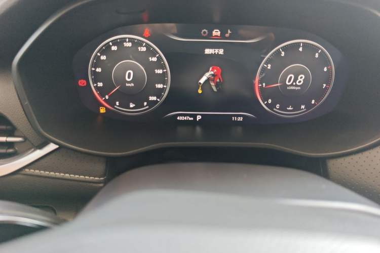 Used SAIC MAXUS G50 2021 PLUS 1.5T Automatic Cruise Version Odometer Close Up