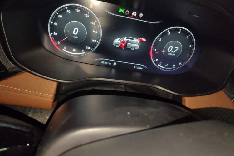 Used SAIC MAXUS G50 2021 PLUS 1.5T Automatic Escort Edition Odometer Close Up