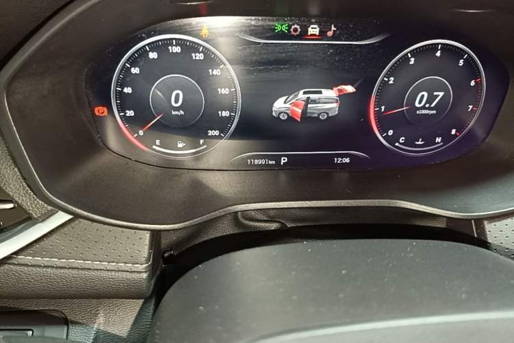 Used SAIC MAXUS G50 2021 PLUS 1.5T Automatic Navigation Version Odometer Close Up