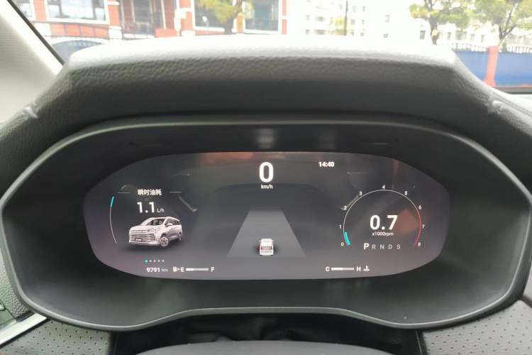 Used SAIC MAXUS G50 2021 PLUS 1.5T Automatic Pilot Edition Odometer Close Up