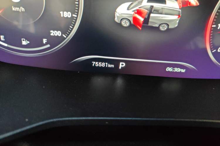 Used SAIC MAXUS G50 2021 PLUS 1.5T Automatic Cruise Version Odometer Close Up