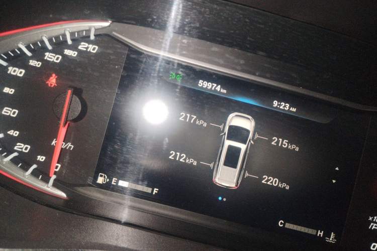 Used SAIC MAXUS G50 2022 1.5T Manual Comfort B Odometer Close Up