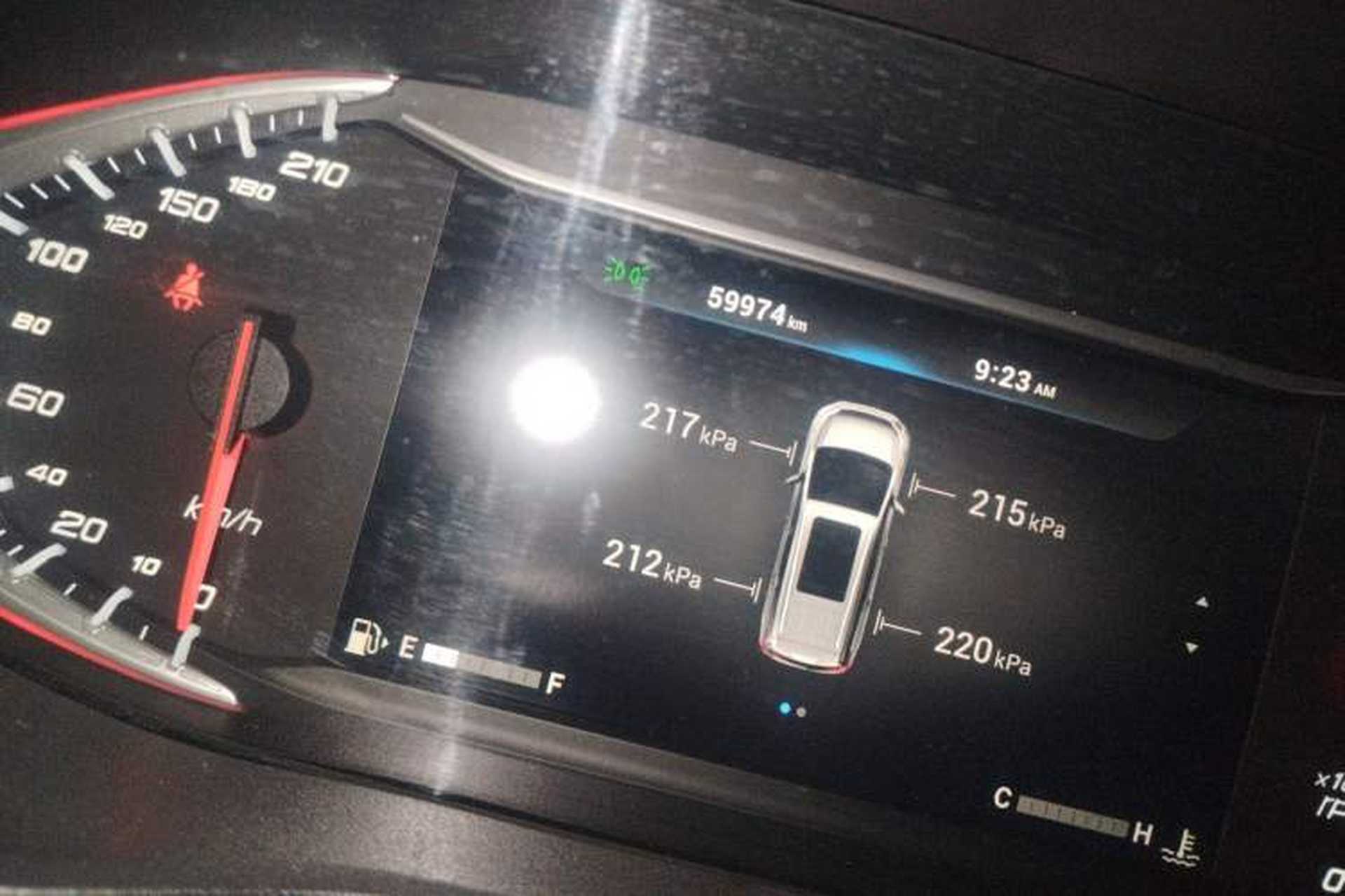 Used SAIC MAXUS G50 2022 1.5T Manual Comfort B Odometer Close Up